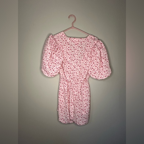 Nasty Gal Pink Floral Romper. - Picture 2 of 2